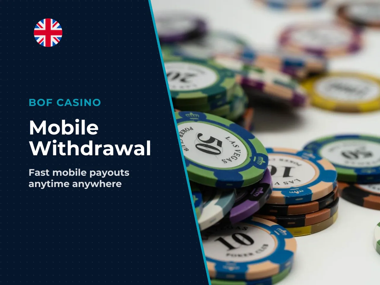 Mobile cashout withdrawals on iOS and