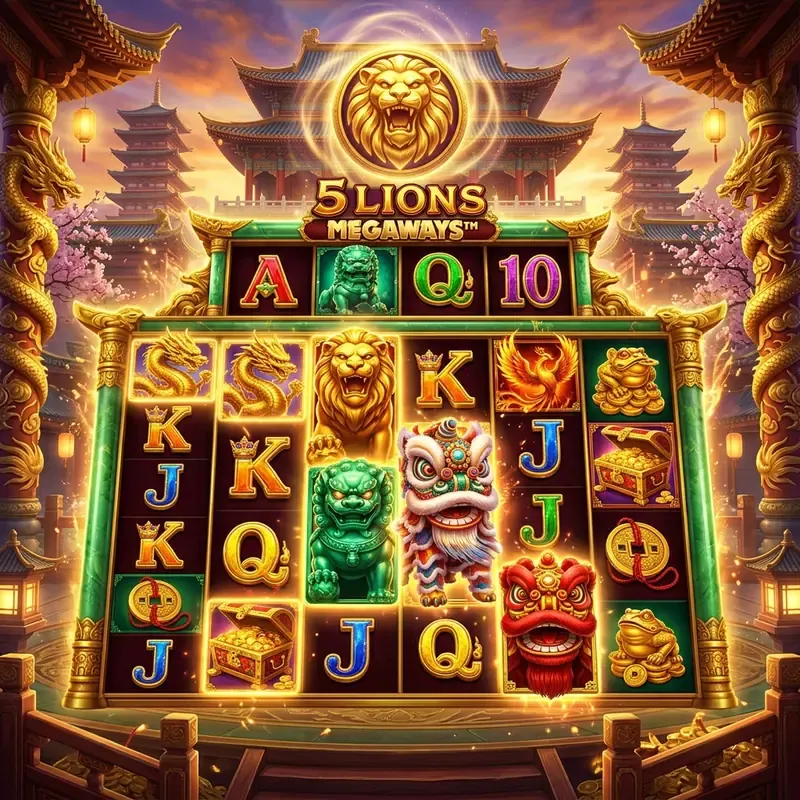 5 Lions Megaways Slot Review, Demo