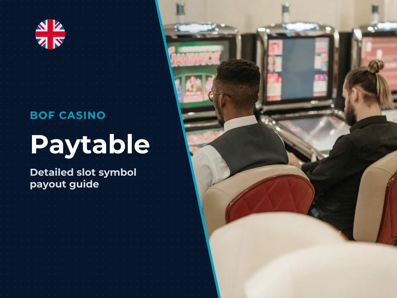 Regular symbols and paytable values. The