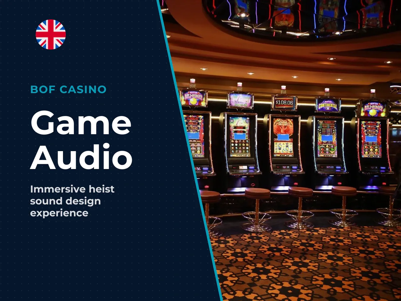 Audio design reinforces the heist narrative