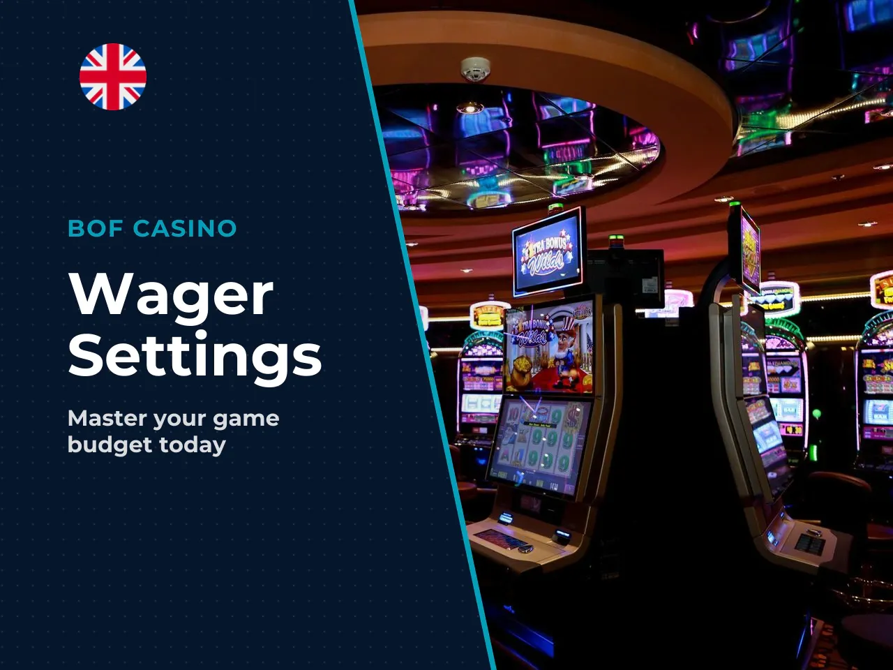 1. Set your total wager choose
