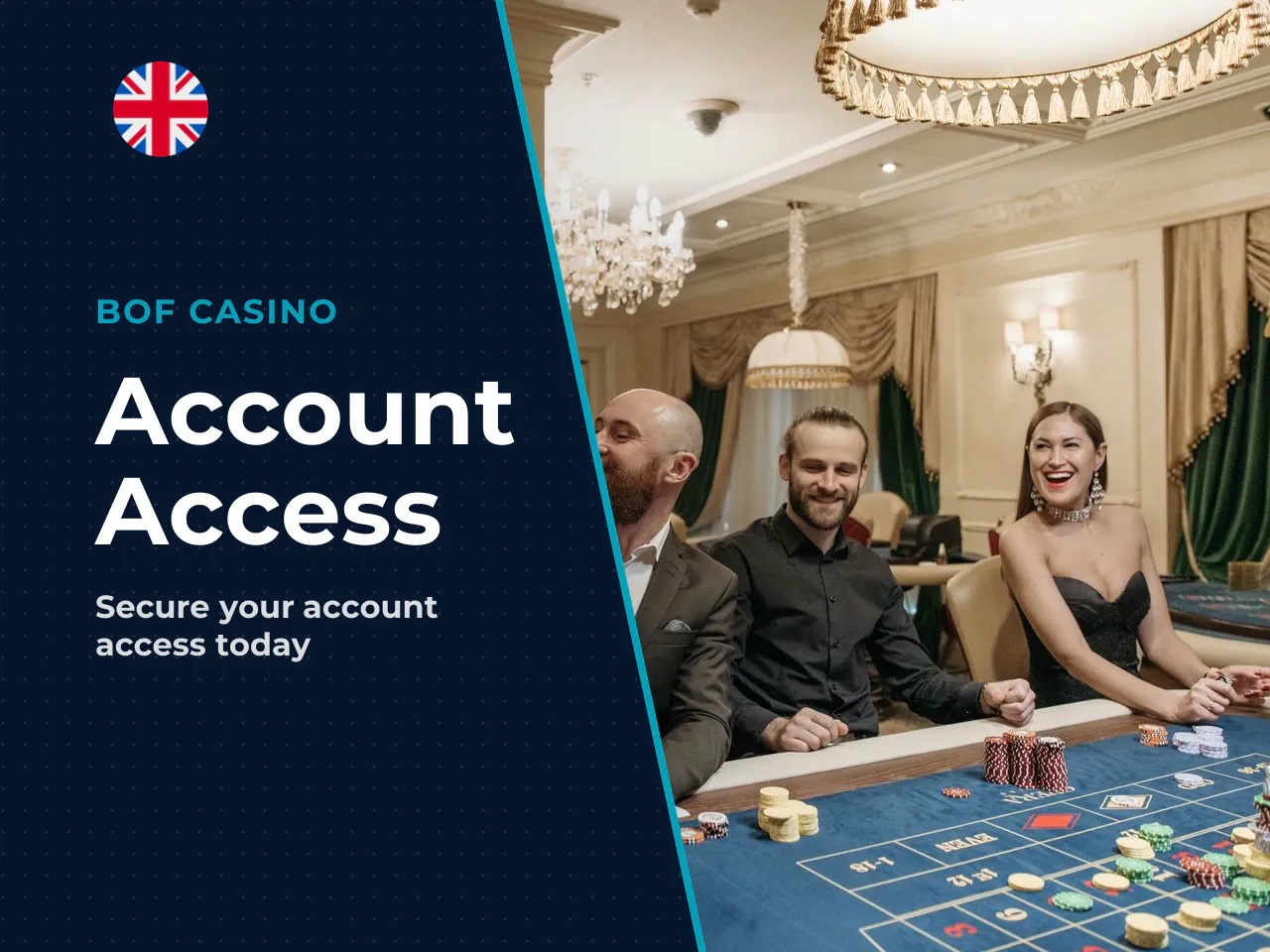 Figure annotated screenshot BOF Casino login